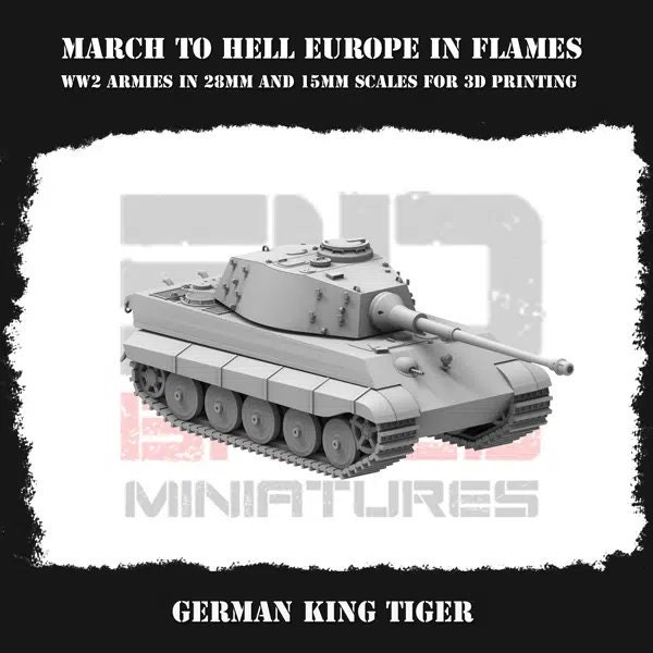 Duitse Leger Wermacht Armor Wave #2 voor WW2 Games en Diorama's. Verkrijgbaar in schaal van 15 en 28 mm voor populaire tafelblad wargames die afzonderlijk worden verkocht