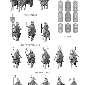 Individual Roman Republic Forces for Games and Dioramas. Available in 15 and 28mm Scale for Popular Tabletop Wargames