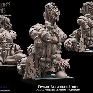 Dwarf Slayer 28mm scale for 28mm to 32mm tabletop wargaming, dioramas and fantasy football, Avatars of War design