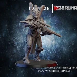 Amish space elf guard 5 Ghamak Eldar Guardian Proxy for Tabletop games and dioramas