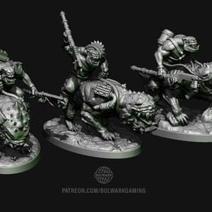 Space Orc Beast Rider Boys for Tabletop Wargaming by Bulwark Games