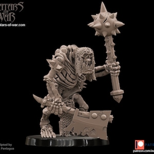 Orc Skeleton Warrior batch 2 #2 by Avatars of War, suitable for 28-32mm scale wargaming and hobbyists