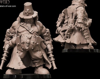 Ogre Witch Hunter (large 40mm) by Avatars of War, suitable for 28mm-32mm scale wargaming and hobbyists