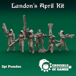 Elemental Warriors Fish Head Space Commie Scout Soldiers