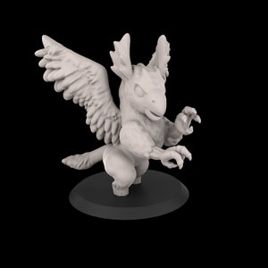 Gryphon de Garnet Skies Campaign, esculpido por Hyper Minis, hecho para juegos de mesa y dioramas a escala de 28 mm o 32 mm