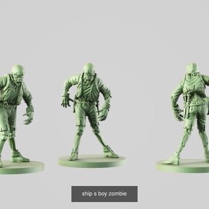 Zombie Cabin Boy From Crosslances, Excellent proxy for undead in tabletop games