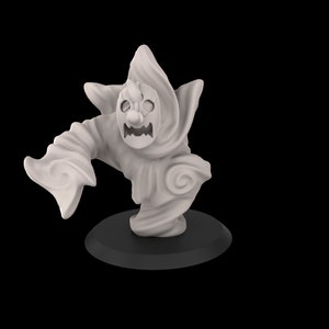 Wind Demon de Garnet Skies Campaign, esculpido por Hyper Minis, hecho para juegos de mesa y dioramas a escala de 28 mm o 32 mm