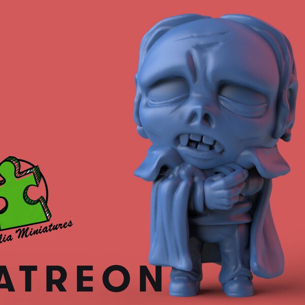 Phantom of the Opera Chibi Figurine by Celia Miniatures, Suitable for 28-32mm Tabletop Gaming or Dioramas!