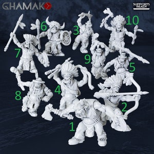 Wild West Orkaz Space Orc Plains Natives, Sculpted by Ghamak 32mm/54mm tabletop gaming and dioramas! Available individually or in saver sets