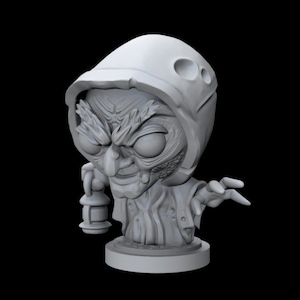 Keziah-Mason by Dice Heads from the Mythos Madness Cthulhu Chibi Collection, Fantastic Game Piece for 28-32mm games, RPGs and Dioramas