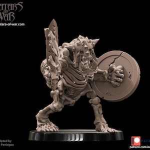 Orc Skeleton Warrior batch 2 #5 by Avatars of War, suitable for 28-32mm scale wargaming and hobbyists