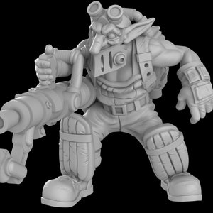 Flame Runt by Skrapruntz for 28-32mm tabletop wargaming and dioramas