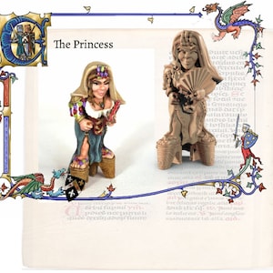 Dwarf Princess, 28mm scale for 28mm to 32mm tabletop wargaming, dioramas and fantasy football, Sculpted by Lovecraft