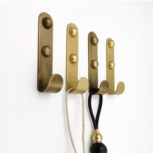 Solid Brass J Hooks,Vintage J Hooks,Bronze Hat Hooks,Coat Hooks,Brass Hooks,Clothes Hooks,Wall Hooks,Key Hooks,J Hook, Combination Sale