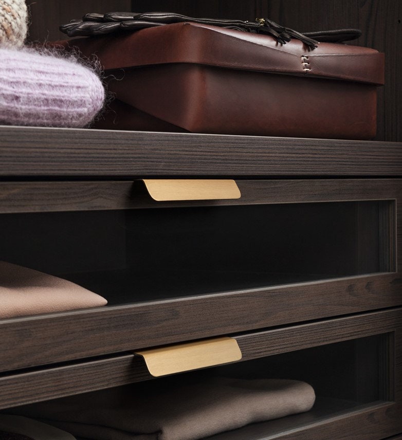 Lip Pull Knobscurved Drawer Pullsinvisible Cupboard Etsy UK