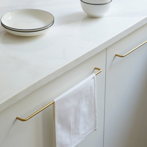 Thin Cylinder Bar Handles,Cabinet Knobs,Brass Towel Rail,Simple Modern Long handles,Solid Brass Pulls For Kitchen,Cupboard,Drawers,Barn Pull