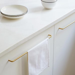 Thin Cylinder Bar Handles,Cabinet Knobs,Brass Towel Rail,Barn Pull,Solid Brass Pulls For Kitchen,Cupboard,Drawers,Simple Modern Long handles