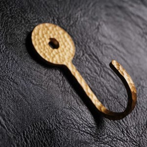 Hammer Solid Brass Wall Hooks:Art Vantage Hooks For Mirror,Bags, Wall Decor