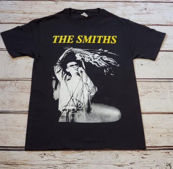 NEW THE SMITHS Yellow Letters Band T-shirt | Etsy