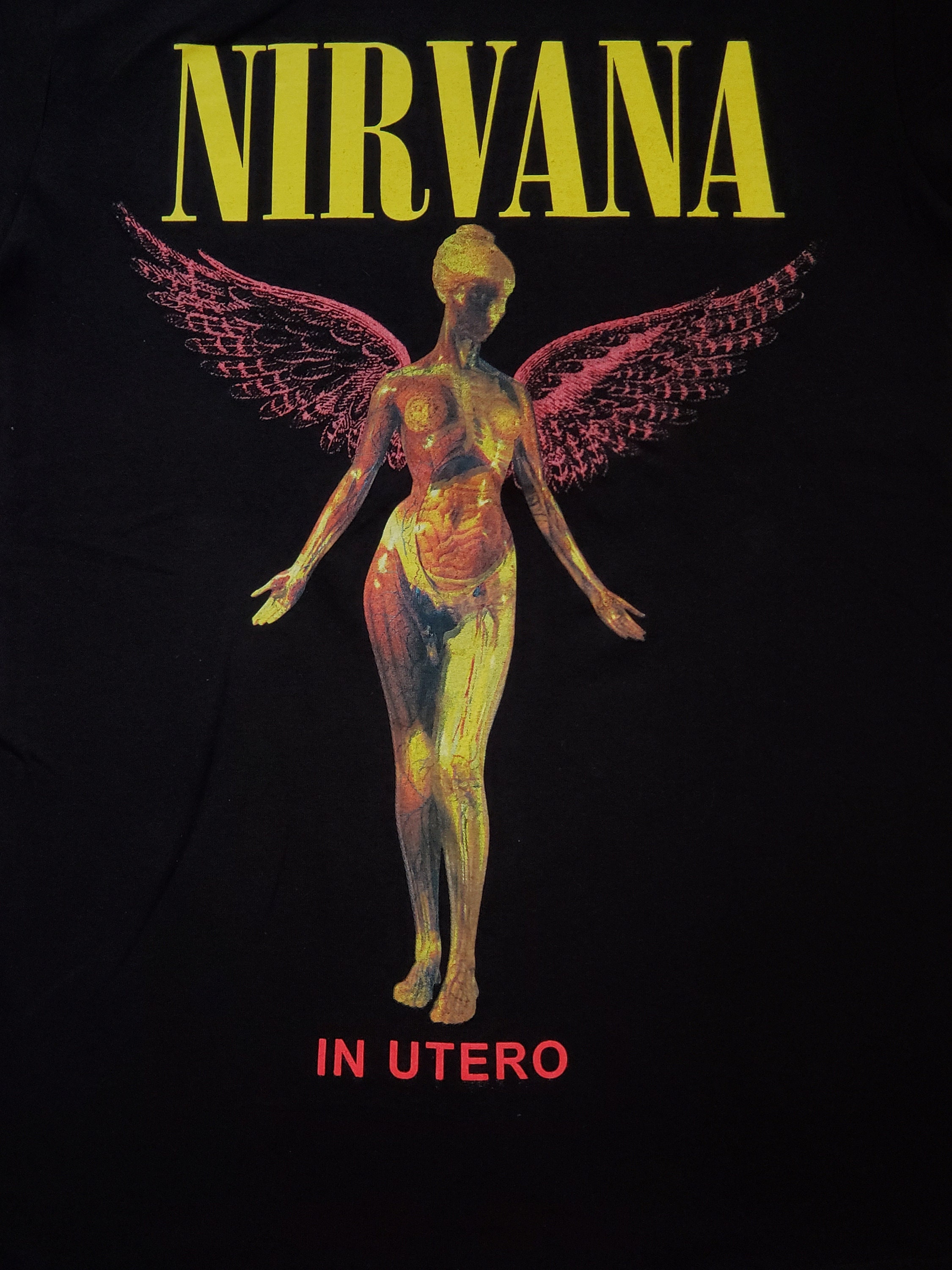NEWNIRVANA In Utero Black Tshirt Etsy NEWNIRVANA In Utero Black Tshirt Etsy