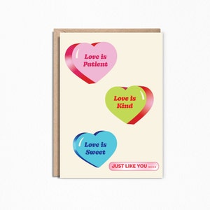 Valentine Sweetheart 5x7 Valentinstag Grußkarte
