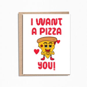 Love a Pizza You Romance Grußkarte A2 4.25x5.5