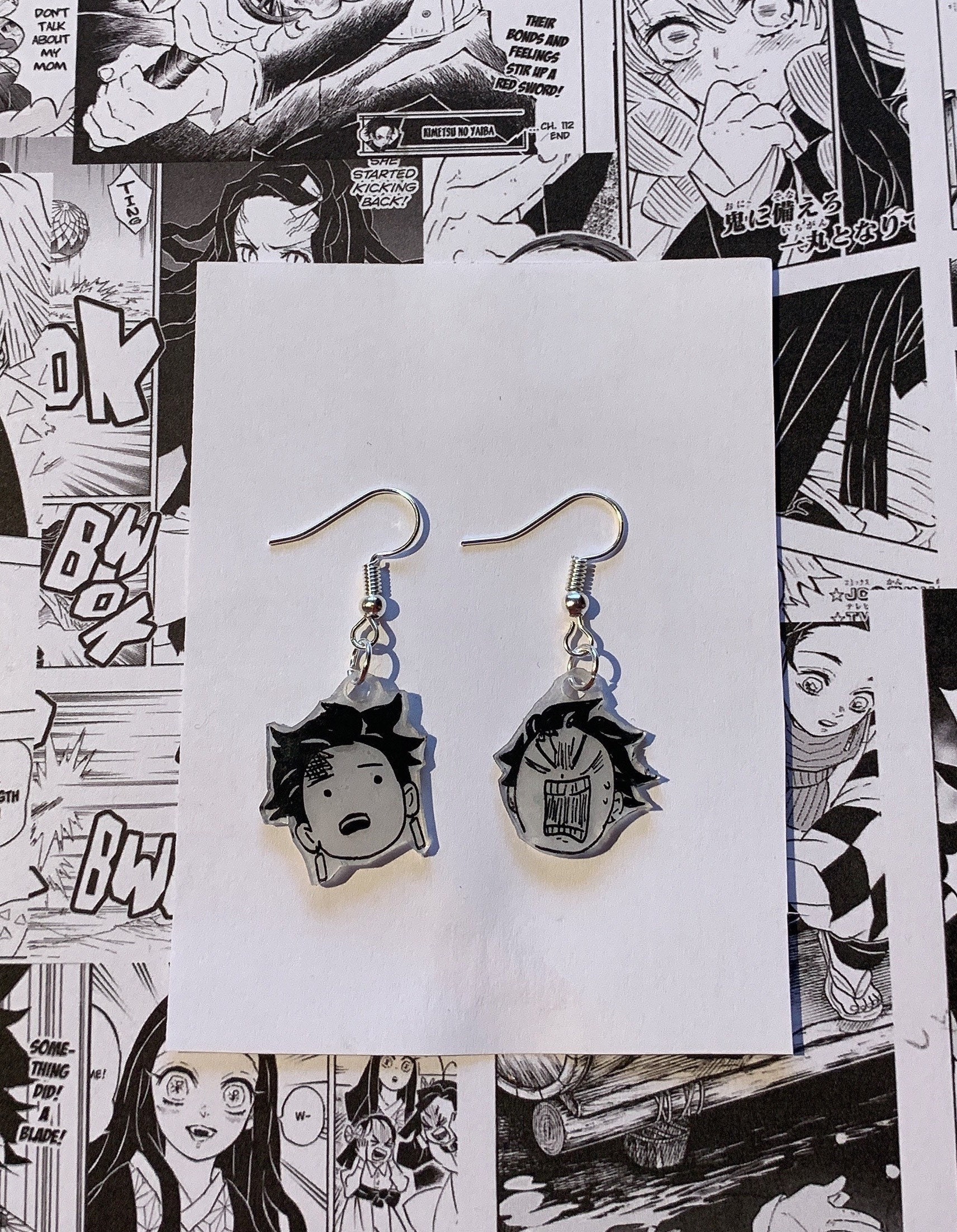 Demon Slayer Earrings Etsy UK