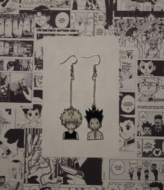 Gon and Killua Earrings Etsy