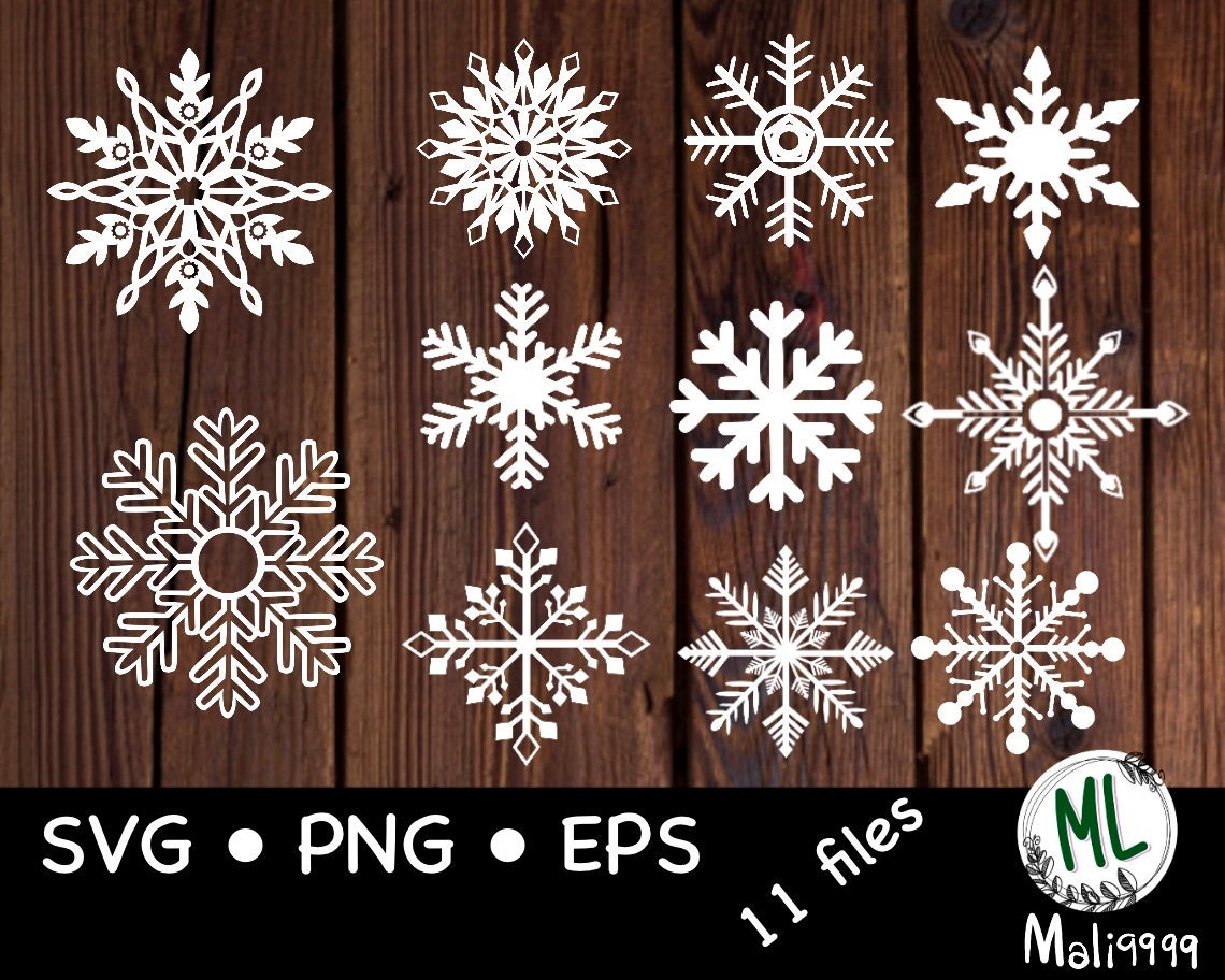Snowflake Svg,snowflake Png,snowflake EPS - Etsy