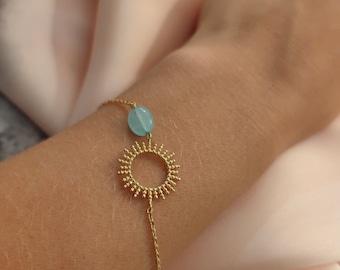 Sonnenarmband aus Stein