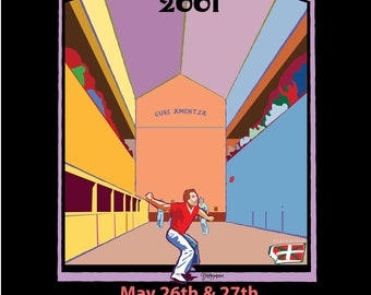 Basque Poster indoor handball court GURE AMENTSA