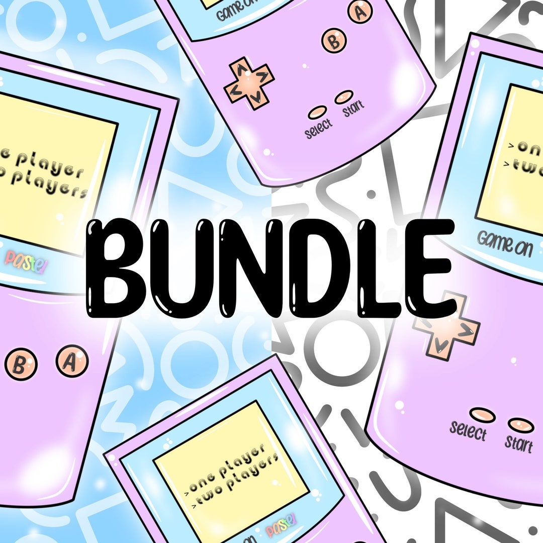 Pastel Gamer - Seamless Pattern Bundle for Commercial Use, Surface ...