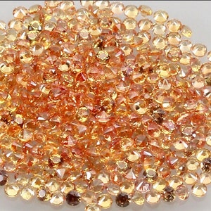 1Ct Set of Natural Sapphire gemstones, 95 pieces, 1.2mm, Brilliant cut, Songea