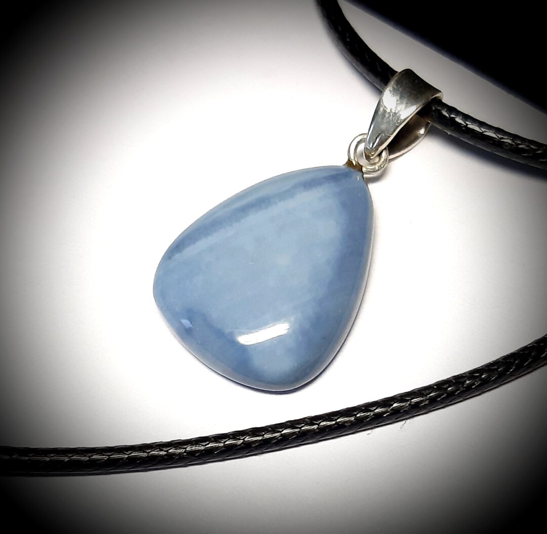 Natürlicher Blauer Saphir Edelstein 925 Sterling Silber Anhänger 16.70