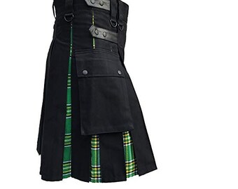 leather utility kilt