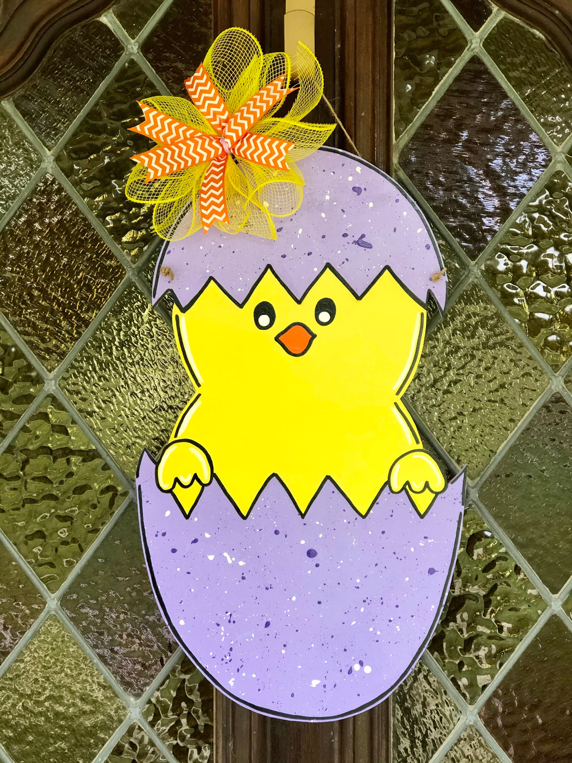 Easter door hanger easter chick door hanger easter easter Etsy