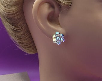 Rhinestone Earrings, Ballroom & latin Earrings, dance competition rhinestone earrings, dance accessory, competition earrings,