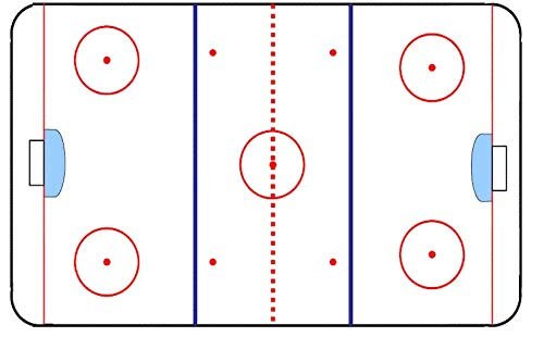 Hockey Rink Edible Cake Cupcake Party Topper for 1/4 Sheet or - Etsy Denmark