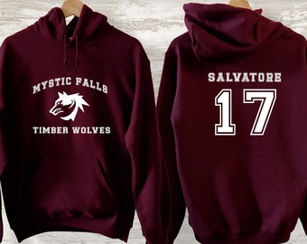 MYSTIC GRILL Femmes T-shirt vampire SIGNE Restaurant Diaries The Falls Logo