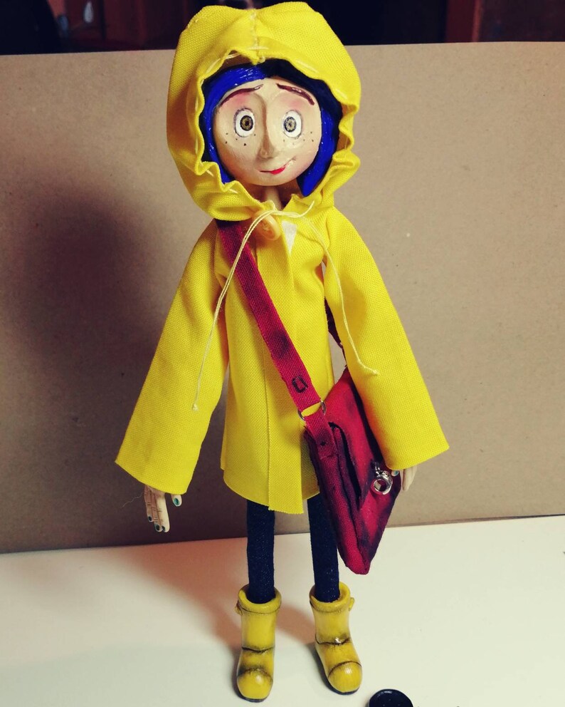Custom Coraline Jones 8.5 inches tall polymer clay action Etsy