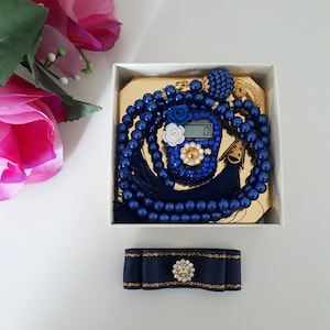Tasbeeh Set: Prayer Beads, Digital Counter, Islamic Wedding Favor