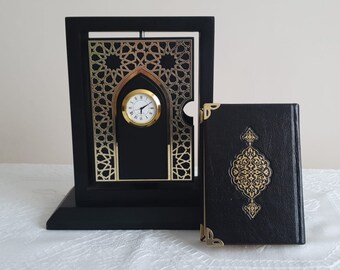 Wooden Frame Quran Book , Luxury Quran Book, Quran Gift Set, Luxury Muslim Gift, Box Quran , Leather Quran, Arabic Language, Prayer Gift