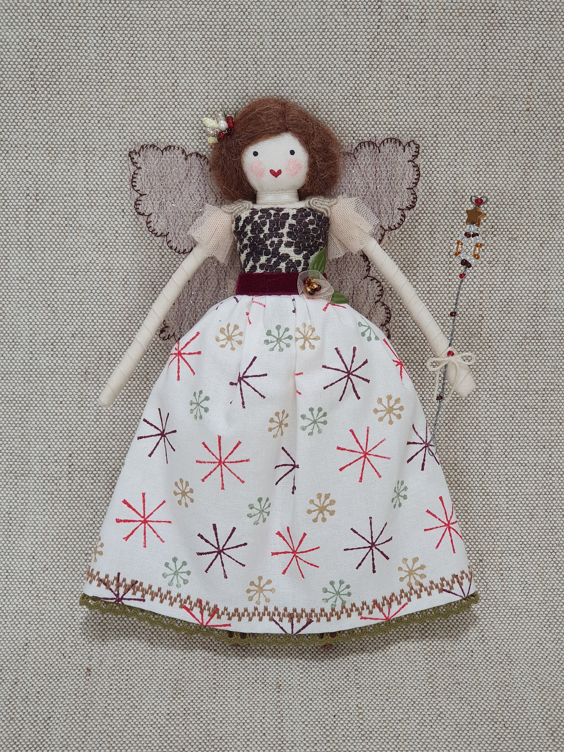 Handmade Christmas Fairy Fairy Tree Topper Christmas Etsy UK