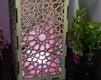 Large Authentic Moroccan Handmade Candle Lantern Active