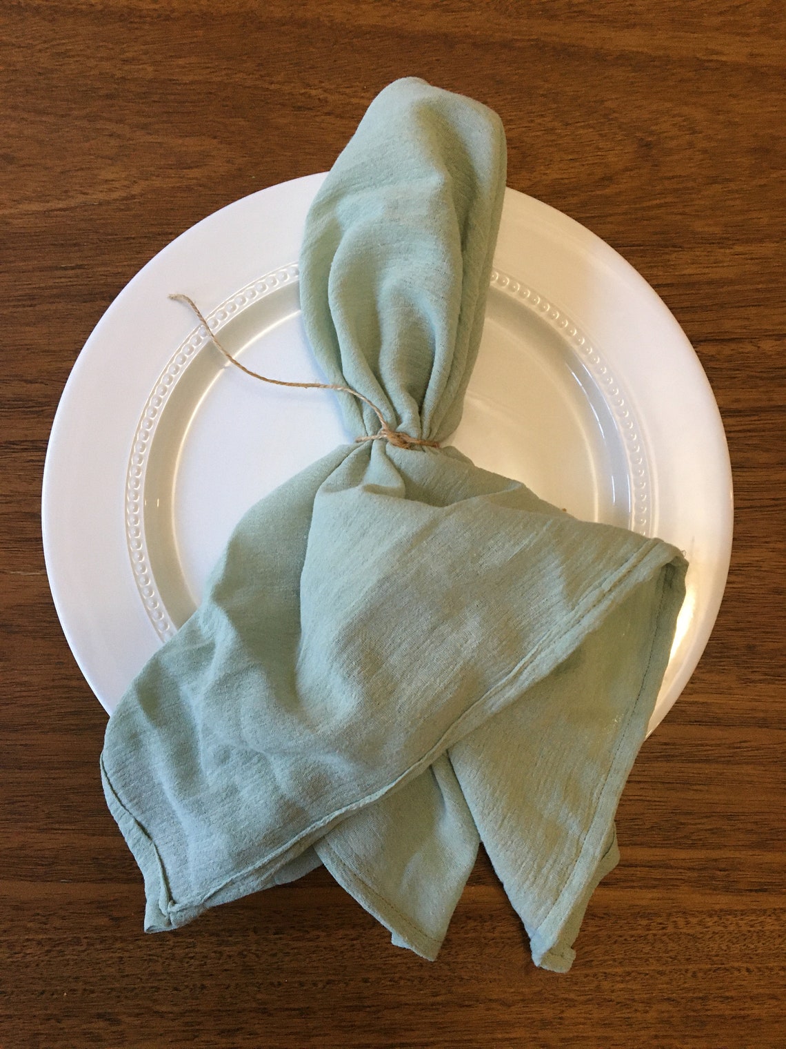 Pistachio Gauze Wedding Napkins 100 cotton durable easy Etsy