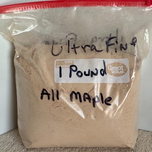Ultra Fine Hardwood Sawdust Powder: Maple, Walnut, Cherry, Pecan, Oak or Poplar (1 lb) image 6