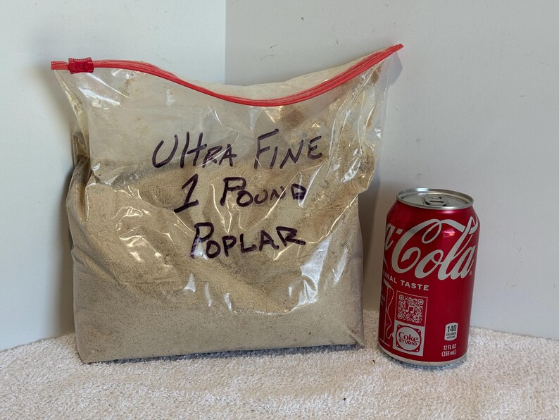 Ultra Fine Hardwood Sawdust Powder: Maple, Walnut, Cherry, Pecan, Oak or Poplar (1 lb) image 12