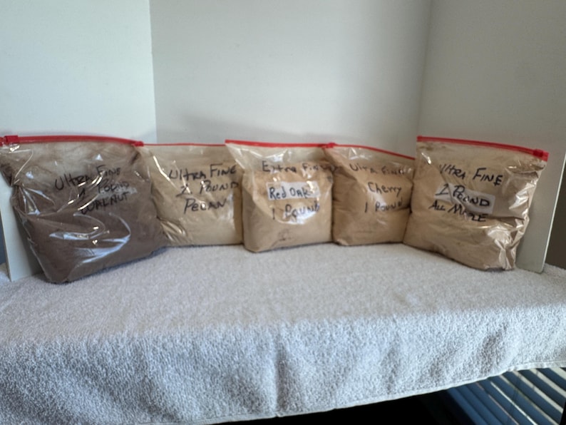 Ultra Fine Hardwood Sawdust Powder: Maple, Walnut, Cherry, Pecan, Oak or Poplar (1 lb) image 11