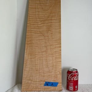 1/4" Curly Tiger Maple Wood Board: 220 Grit Sanded - All Crafts Ready