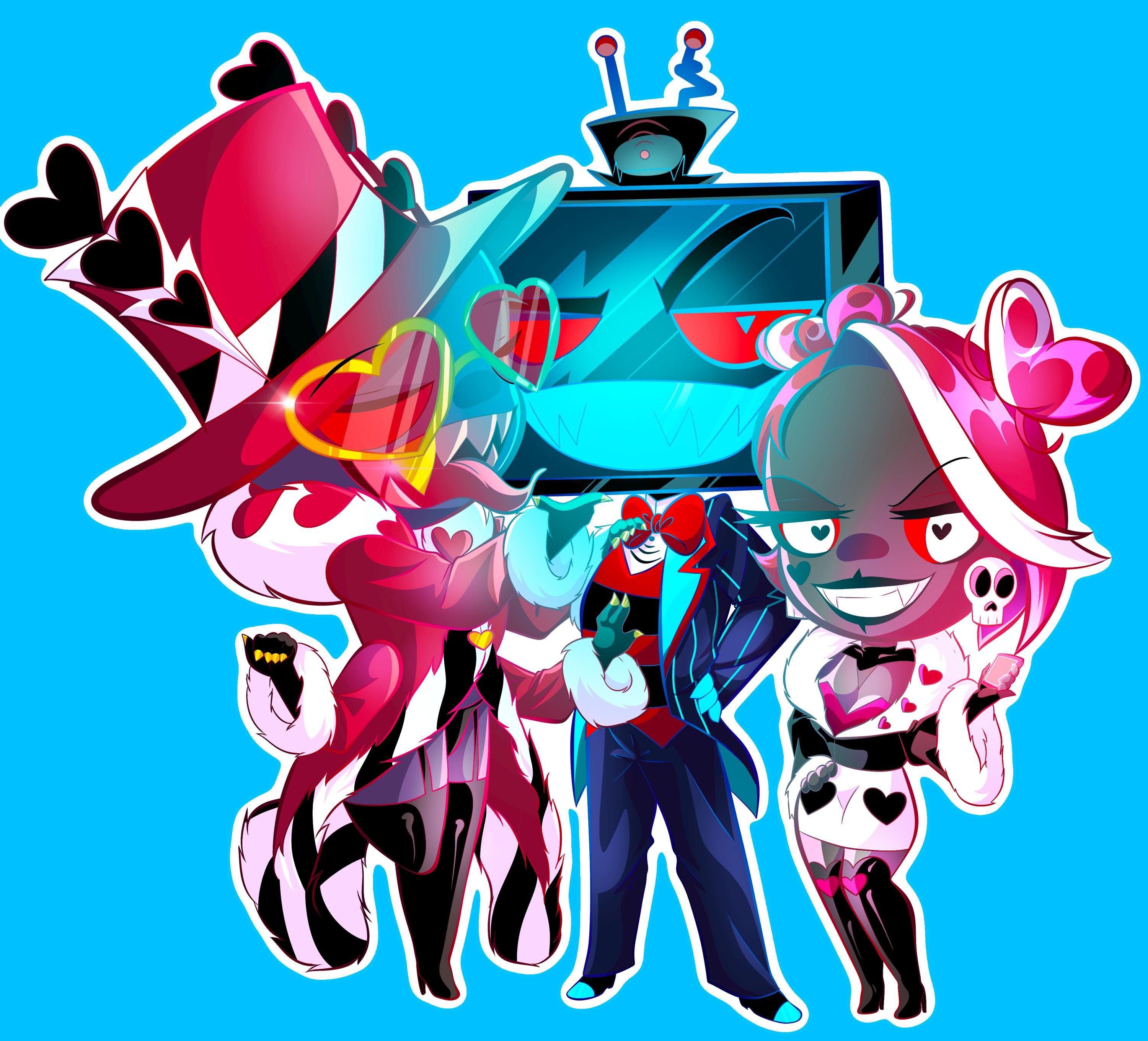 Hazbin Hotel Vees Keychains - Etsy